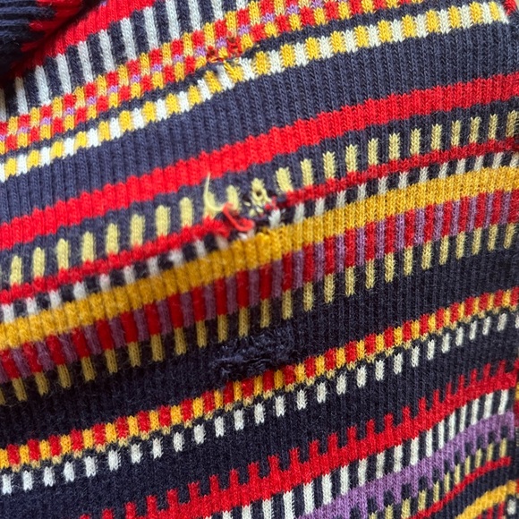 Vintage Pandora Colorful Striped Skorts/Hot pants - Sz Small - Picture 9 of 16